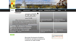 Desktop Screenshot of munipunitaqui.cl